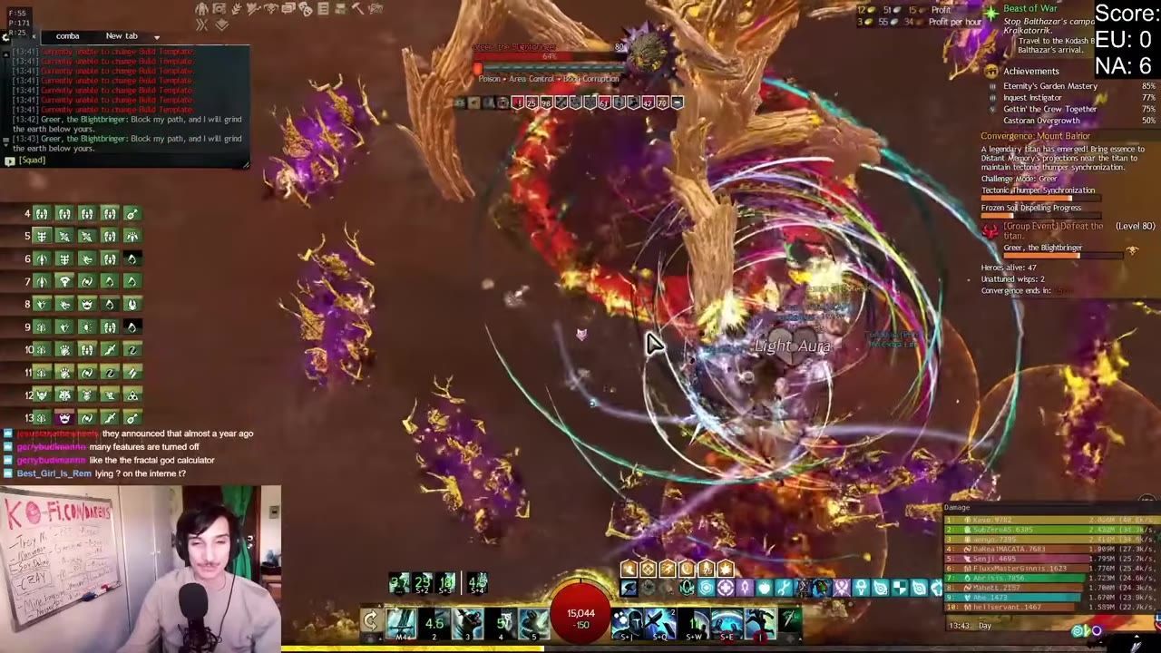 Greer facing attack counter strategy.